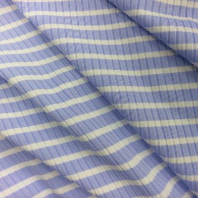 China Stretch Rib Knit Fabric Polyester Spandex Stripe Stretch Fabric For Swimwear #DRTL-228 for sale