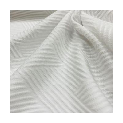 China Factory Direct Stretch Jacquard Fabric Polyester Spandex Knit Fabric #SJTL-2058 for sale