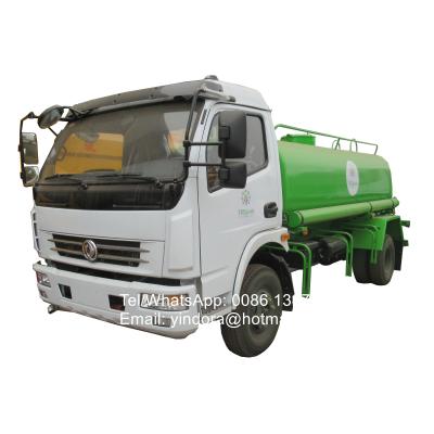 China New hotels 8000l drinking water sprinkler agriculture pump dongfeng 8cbm water truck for sale