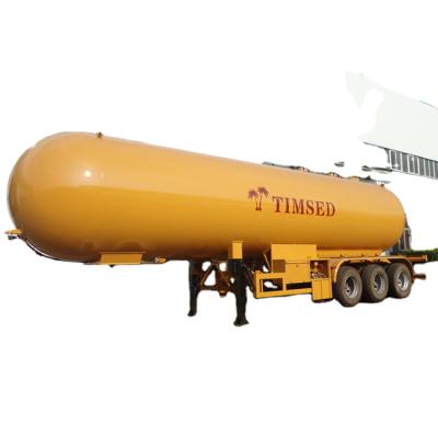 China Hot sale truck trailer 25 ton 30 ton 40 ton anhydrous gas tanker ammonia lpg transport trailer for sale