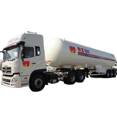 China Standard truck trailer ASME china lpg delivery tank poultry transport truck trailer 55 cubic meters for sale