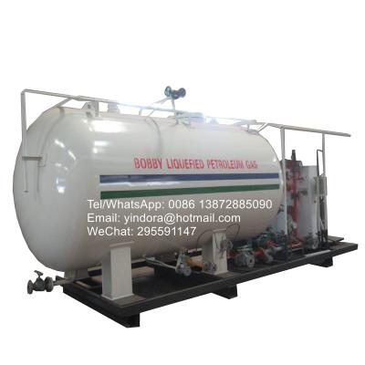 China China 15m3 cylinder bottle dispenser low price lpg gas skid gas station from building material stores for sale for sale