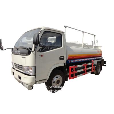 China Low price carbon steel JAC 4x2 4000 liters fuel tank truck kerosene tanker truck for sale