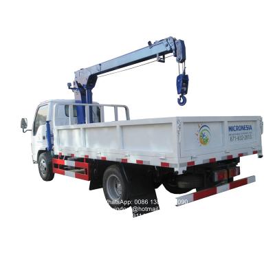 China TRUCK CRANE Brand unic 3ton dumper box lift unic 3ton new mini 2 ton Japan brand small truck mounted crane for sale