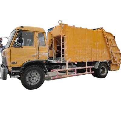 China Building Material Stores Hydraulic Lifting Waste Container 10 Ton Compactor Garbage Truck Price for sale