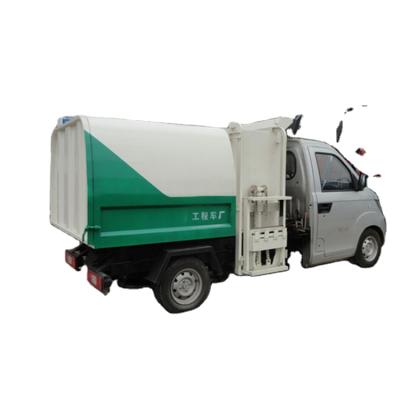 China Hotels Karry euro V 1.5 ton 2 ton hook loader jump bin lifting garbage truck for sale for sale