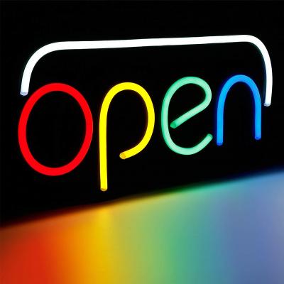 China Chinese Indoor/Outdoor Home Customized Electronics Lighted Led Neon Open Sign for sale