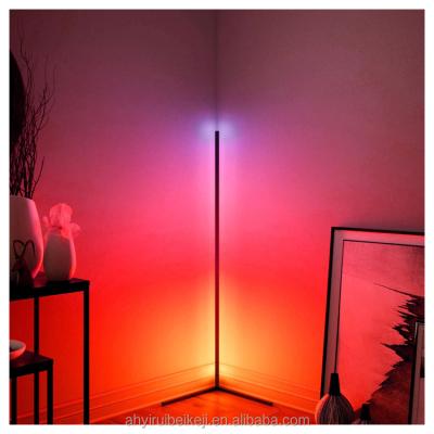 China European New Design Nordic Modern Decorative Tripod Corner Light RGB Remote Control 140cm Floor Lamp LED Floor Lamp For Living Room for sale