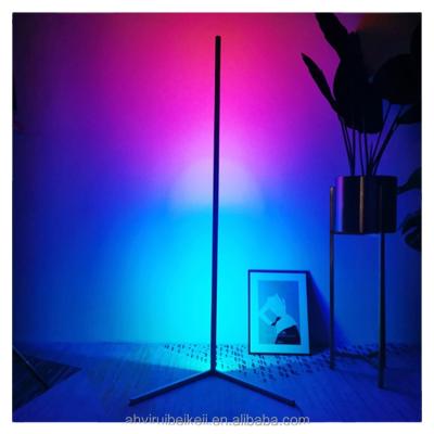 China EUROPEAN Drop Shipping Hotsell RGB LED Nordic Standing 140cm Modern Corner Floor Lamp for sale