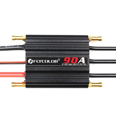 China Toys Flycolor 150a Electric ESC 2-6s Lipo Speed ​​Controller With Bec 5.5v/5a Water Cooling Waterproof Brushless System For Rc Boat for sale