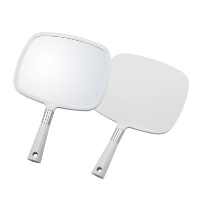 China Large Hand Held Mirror Hand Mirror with Handle-Hang Mirror Hand Held Barber Mirror for sale