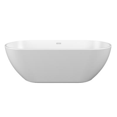 China Acrylic Freestanding Bath Tub Semi Freestanding Tub Whirlpools Best Brands for sale