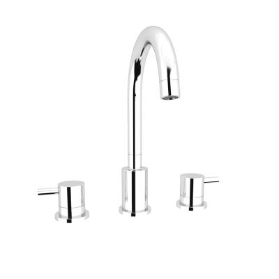 China Thermostatic Faucets CUPC UPC Modern Luxury Crystal Handle Floor Basin Faucet for sale