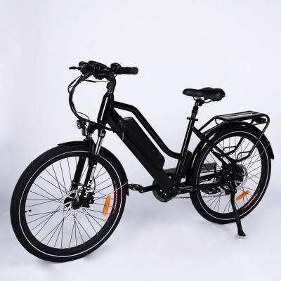 China OEM standard cheap electric color electric bicycles electric color female bicycle 48V city lithium battery bicycle V brake female ebike for adult for sale