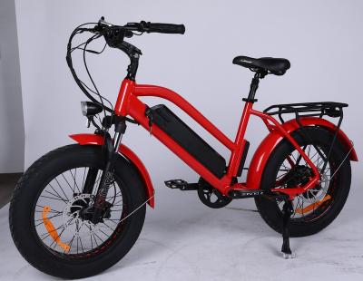 China Aluminum alloy 20 inch fat tire bike electric bike hot sale wholesale cheap factory price fashion 48V750W rear hub motor for sale