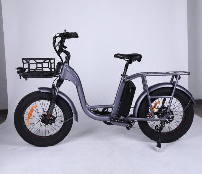 China Aluminum alloy folding electric bike rear hub motor 750W fat tire 20 inch battery ebike wholesale price cheap bike hot sale for sale