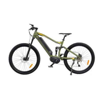 China Aluminum Alloy 27.5 Mid Drive Full Suspension Electric Mountain Bicycle Adult for sale