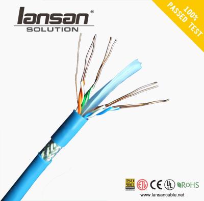 China 4 Pair Outdoor Solid Bare Copper AWG24 AWG23 UTP Cat5e Cat6 LAN / Ethernet Cable for sale