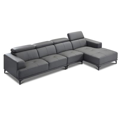 China Modern Leather Sectional Couch Sofa Reverberation Room (Height) European Style Adjustable Upholstery for sale