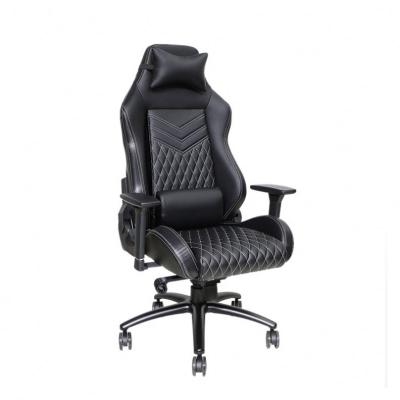 China (Size)Adjustable Ergonomic Desk Chairs Administrative High Quality PU Leather Ergonomic Computer Gaming Headrest Office Chair for sale