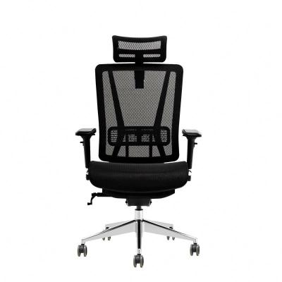 China Office Chair Factory Price Foss Patent (Height) High Back Ergonomic Office Chair Black Color Adjustable Height for sale