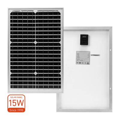 China high efficiency china 25w solar panel power with CE IEC certifications RJKJ-156M-20W for sale