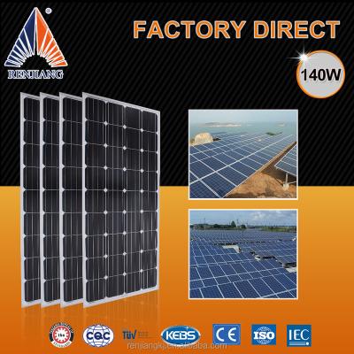 China Monocrystalline Silicon Solar Panel 220v Price , 140w Chinese 60 Watt India Solar Panels Price for sale