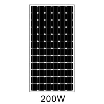 China Home Mono Solar Power System 200W 210W 220W 230W 240W 250W Sun Solar Panel for sale