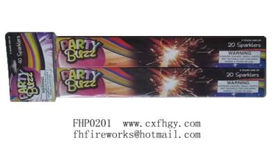 China 10' golden sparkler fireworks, party gold sparkler,party popper,shape sparkler for sale