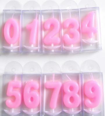 China Number candles Happybirthday candles Art number candles for sale