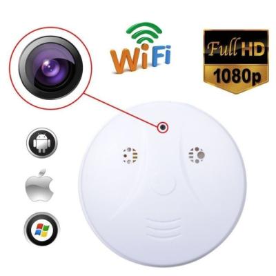 China High Quality Spy Smoke Detector Hidden Camera WiFi Remote Surveillance Monitoring DV MC37 960P 2MP Made In China Factor for sale