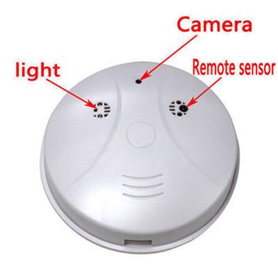 China Whole SRemote Controller Detector Smoke Detector Mini Spy Hidden Camera Home Safe Made In China Factory for sale