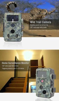 China 2019 Popular New Full 1080P Waterproof Wild Hunting Trail Camera/12mp digital video camera  with 2.4'' TFT-LCD color mon for sale