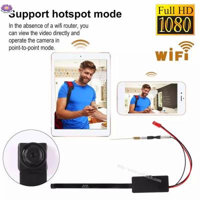 China New Best Quality HD1080P Home Security Wireless Wifi P2P Diy 4K Hidden Camera Module HD 4K IP Spy Camera Made In China for sale