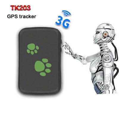 China Hot Sale Popular TK203 900mah Accurate GPS Device for Pets and Cars Anti-Lost Pet Gps Tracking GPS 3G 2G Network Gps Tra for sale