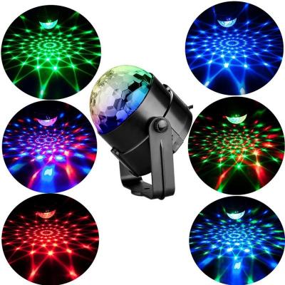 China Cxfhgy Colorful Sound Activated Disco Ball LED Stage Light 3W RGB Laser Projector Light Lamp For Home KTV Bar Christmas for sale