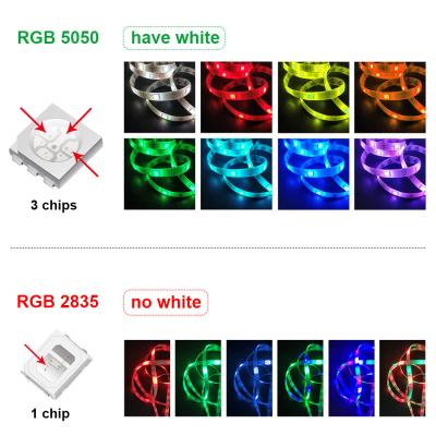 China Cxfhgy 5m10m RGB Led Strip Light SMD5050 2835 Bluetooth Led Lights Tape Flexible Non waterproof 12V LED Strip Ribbon for for sale