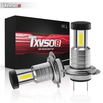 China Cxfhgy 1 Pair Car H7 LED Headlight Bulbs 12V 24V 110W 30000LM Headlight Conversion Kit Bulb HighLow Beam 360 Degree 6000 for sale