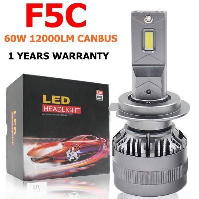 China Cxfhgy  F5C 120W 12000LM H7 H11 H8 9005 9006 H1 LED Bulbs LED H7 headlight kit Fog Light H4 H7 H13 Car LED Lamps LED Hea for sale