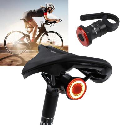 China Cxfhgy MEROCA bicycle night riding taillight Intelligent brake induction taillights Rechargable road bike mountain bike for sale