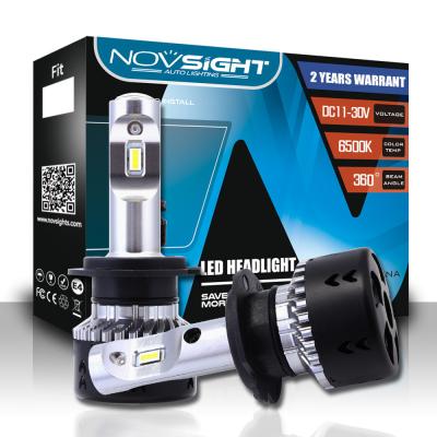 China Cxfhgy Novsight 70W 10000LM Car LED Headlight Bulbs for Car D1S H1 H3 H4 HiLo H7 LED H11 H13 H15 9005HB3 9006HB4 LED Hea for sale