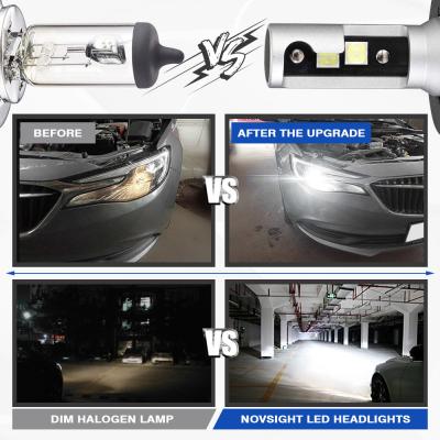 China Cxfhgy NOVSIGHT 6500K H4 LED H7 H11 H8 HB4 H1 H3 HB3 9005 9006 9007 H13 Auto Car Headlight Bulbs 60W 18000LM Car Styling for sale