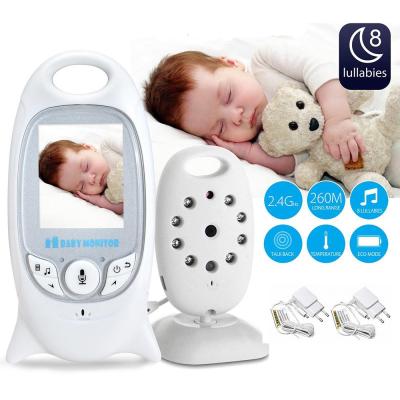 Chine Video Baby Monitor Wireless 2.0 inch Color Security Camera 2 Way Talk Night Vision IR LED Temperature Monitoring with 8 à vendre