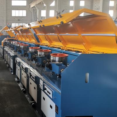 China Straight Type Wire Drawing Plant 350 Dry Drum Machine for sale