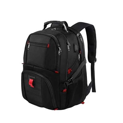 China Custom Waterproof Travel Backpack 50L Laptop Backpacks Approved Water Resistant College Business Work Bag With USB 17 Inch Computer for sale