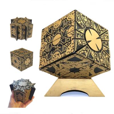 China Mini Puzzle lock Box Functional Hellraiser Puzzle Cube Detachable Lament Configuration with Base for sale