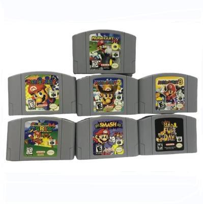 China ABS+Electronics In stock Retro Video N64 Game Cartridge For Nintendo 64 Game Console for sale