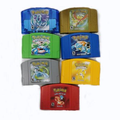 China ABS+Electronics Gotta Catch Em All Vintage Poke Games Boys Color N64 game cartridge for sale