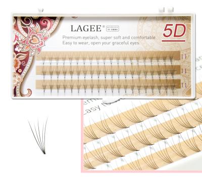 China 5D Hair Volume Eyelash Makeup Eyelash Extensions Synthetic Handmade Black Mink False Eyelash Premade Premium Fan for sale