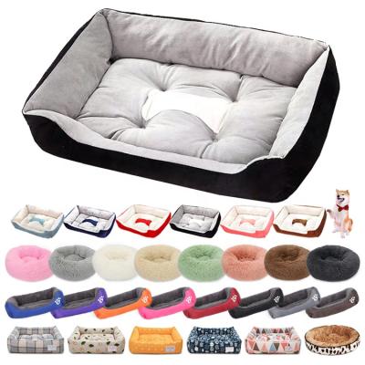 China 2020 Best Selling Breathable Orthopedic Pet Memory Foam Pet Pillow Sofa Dog Bed With Cover for sale